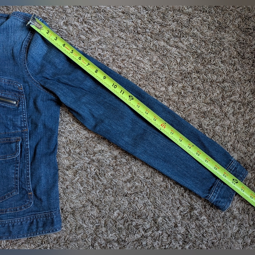 Lauren Ralph Lauren Jeans Denim Full Zip Cotton Jean Jacket Women's L - Picture 6 of 7